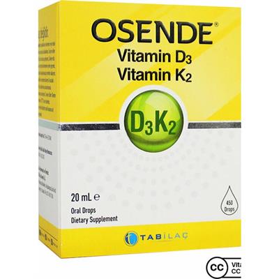 Osende Vitamin D3 K2 20 ml
