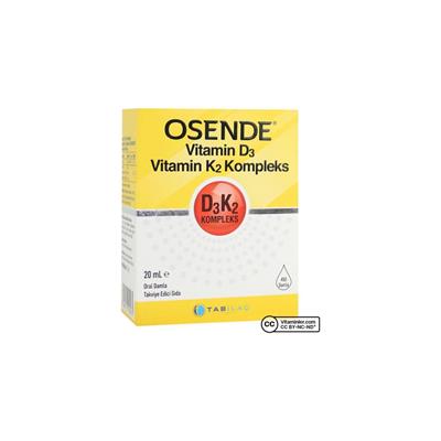 Osende Vitamin D3 K2 Kompleks 20 ml Damla