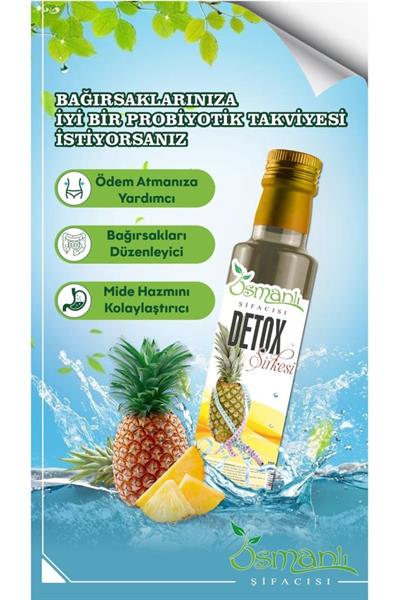 Osmanlı Şifacısı Ananaslı Detox Sirkesi 500 Ml