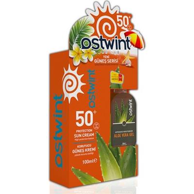 Ostwint Koruyucu Güneş Kremi 100 ml Aloe Vera Jel Hediye