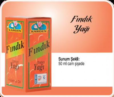 OUTLET Karden Findik Yagi 50 ml SKT 2024-01-31 İADESİ YOKTUR