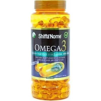 OUTLET Shiffa Home Omega 3 Balık Yağı DHA EPA Soft 1000 mg 200 Softjel Kapsül SKT 31.05.2025 İADESİ YOKTUR