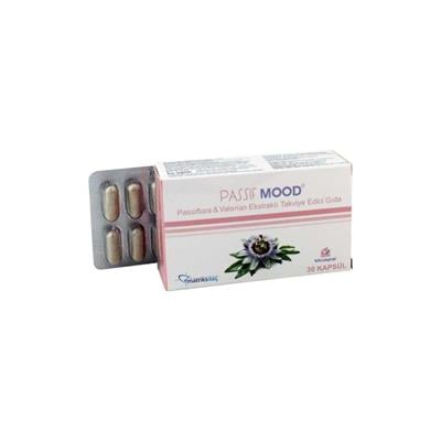 Passif Mood Passiflora & Valerian Ekstraktı Takviye Edici Gıda 30 Kapsül
