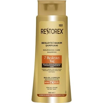 Restorex 7 Besleyici Yağ Besleyici Bakım Şampuanı 500 ml