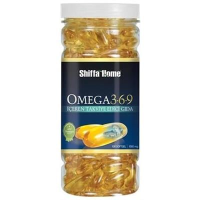 Shiffa Home Omega 3 6 9 Balık Yağı 1000 mg 100 Softjel Kapsül