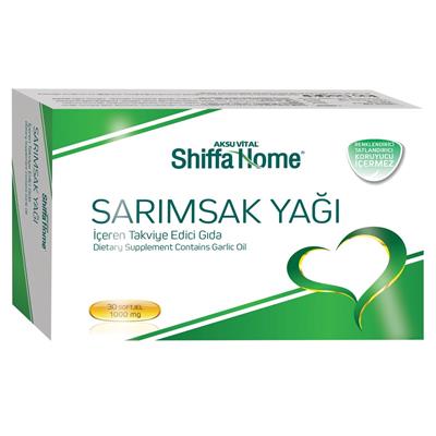 Shiffa Home Sarımsak Yağı Softjel 1000 mg 30 Softjel Kapsül | SKT 30-04-2025