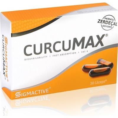 Sigmactive Curcumax Curcumin Zerdaçal Özü 30 Licaps