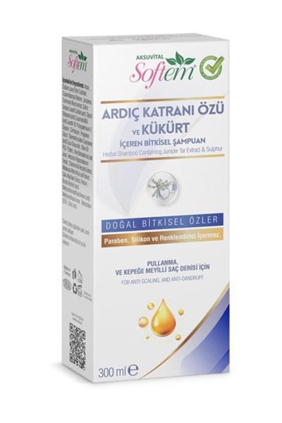 Softem Ardıç Katranı Özü Kükürt İçeren Bitkisel Şampuan 300 ml