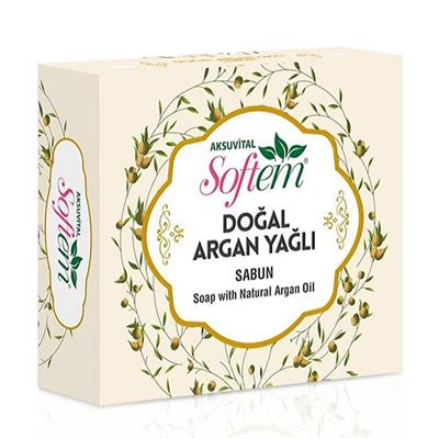 Softem Doğal Argan Yağlı Sabun 130 Gr
