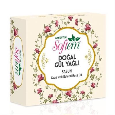 Softem Doğal Gül Yağlı Sabun 130 Gr