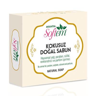 Softem Doğal Kokusuz Sabun 130 Gr