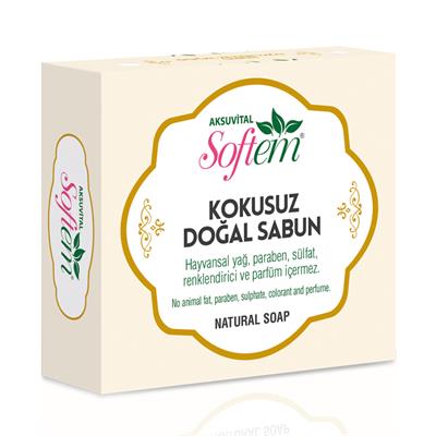 Softem Doğal Kokusuz Sabun 130 Gr