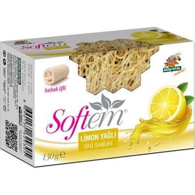 Softem Limon Yağlı Kabak Lifli Sabun 130 gr