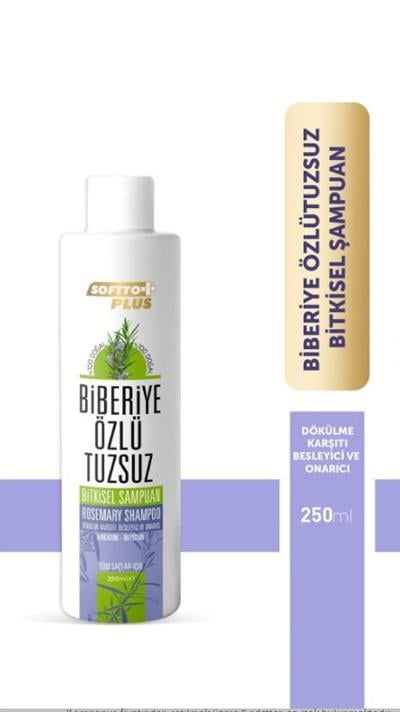 Softto Plus Biberiye Özlü Tuzsuz Şampuan 250 Ml