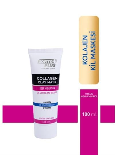 Softto Plus Kolajen Kil Maskesi 100 Ml
