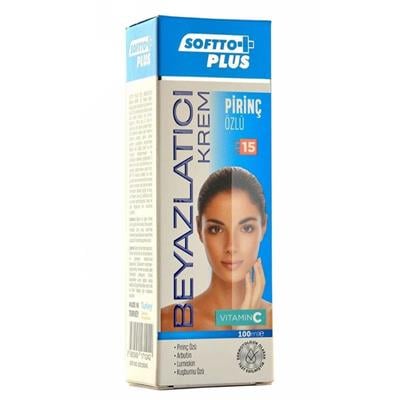 Softto Plus Pirinç Özlü Beyazlatıcı Krem 100 ml