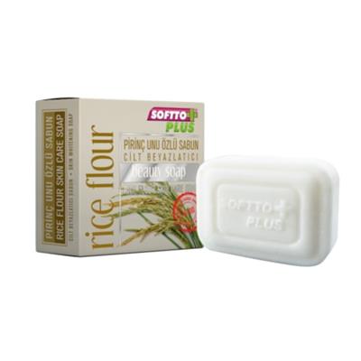Softto Plus Pirinç Özlü Cilt Bayzlatıcı Sabun 100 gr