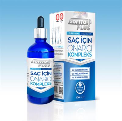 Softto Plus Saç İçin Onarıcı Kompleks 100 Ml Mavi Serum Su