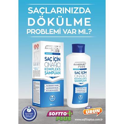 Softto Plus Saç İçin Onarıcı Kompleks Şampuan 360 ml