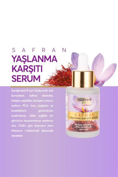 Softto Plus Safran Yaşlanma Karşıtı Serum 30 Ml