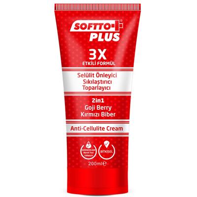 Softto Plus Selülit ve Sıkılaştırıcı Toparlayıcı Krem 200 Ml