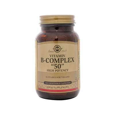 Solgar Vitamin B-Complex '50' 100 Kapsül