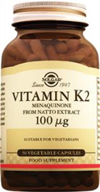 Solgar Vitamin K2 MK-7 From Natto Extract 100 mcg 50 Kapsül