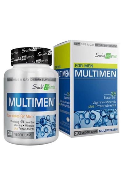 Suda Vitamin Multimen 30 Kapsül Erkeklere Özel Multivitamin