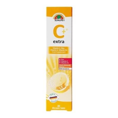 Sunlife Vitamin C Extra 20 Efervesan Tablet Şeftali Marakuya Aromalı