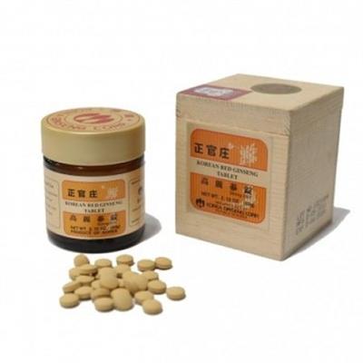 Tahta Kutu Kore Kırmızı Ginseng 200 Tablet 6 Yıllık Kore Onaylı