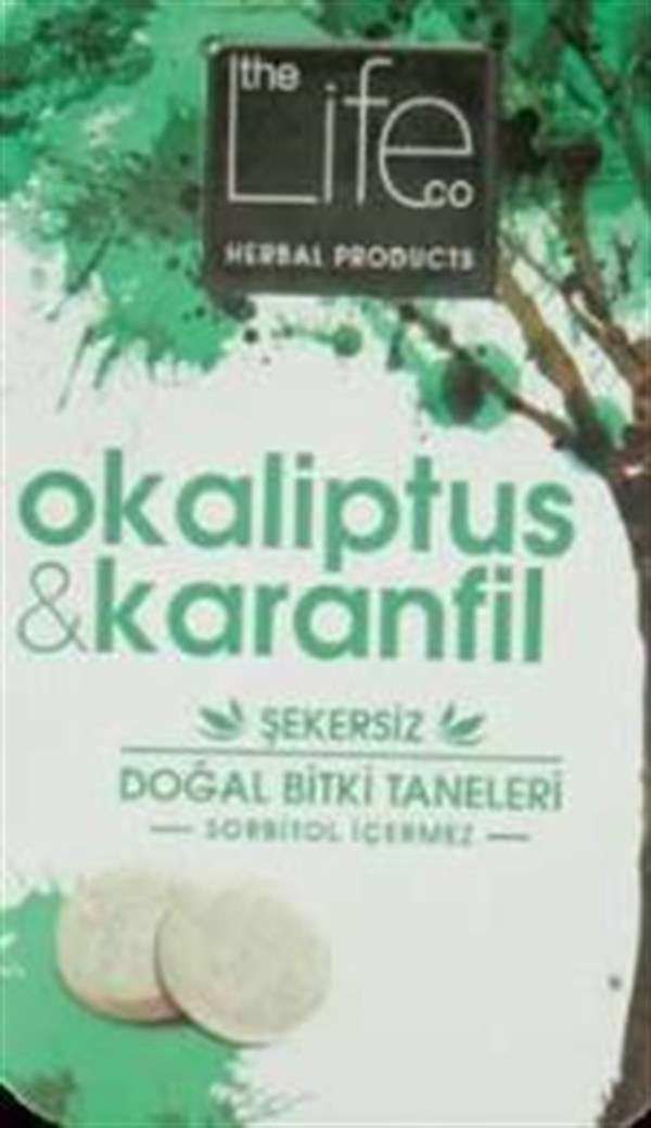 The LifeCo Bitkisel Drops Okaliptus Karanfil 20 adet