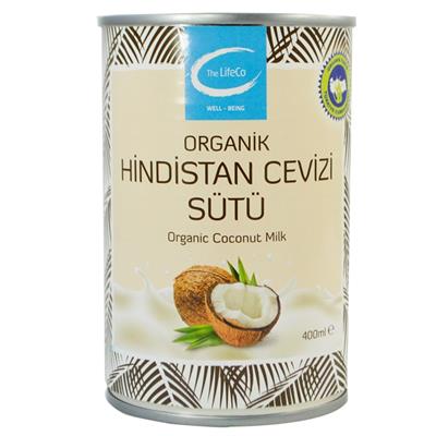 The LifeCo Organik Hindistan Cevizi Sütü 400ml