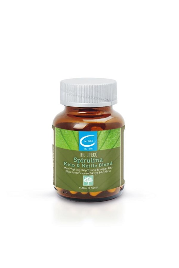 The LifeCo Spirulina Kelp Nettle 60 Kapsül