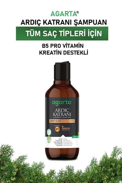 Agarta Ardıç Katranı Ve Keratin Şampuanı 400 Ml