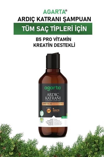 Agarta Ardıç Katranı Ve Keratin Şampuanı 400 Ml
