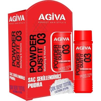 Agiva Saç Şekillendirici Pudra Çok Sert Tutuş 03 Kırmızı