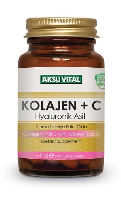 Aksu Vital Kolajen C Hyaluronik Asit 90 Tablet 81 Gr