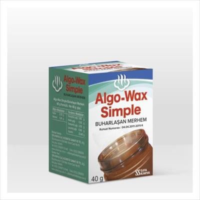 Algo Wax Simple Buharlaşan Mentollü Viks Merhem 40 gr