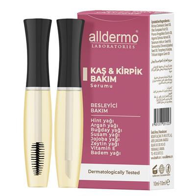 Alldermo Kaş & Kirpik Besleyici Bakım Serumu 10 ml + 10 ml
