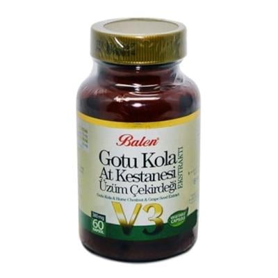 Balen Gotu Kola Atkestanesi Üzüm Çekirdeği 355 mg 60 kapsül