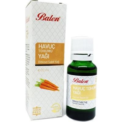 Balen Havuç Tohumu Yağı 20 ml Soğuk Pres