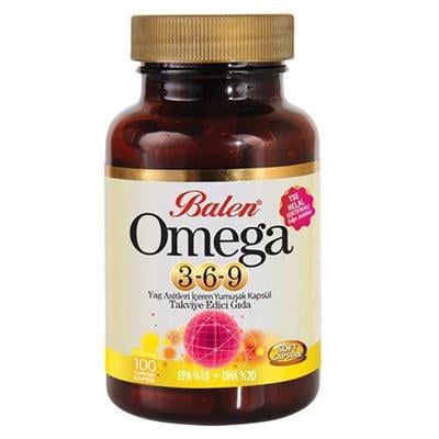 Balen Omega 3-6-9 Yağ Asitleri 1585 mg 100 Softjel kapsül