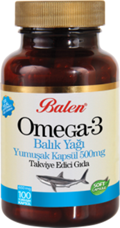 Balen Omega 3 Balık Yağı 650 mg 100 kapsül