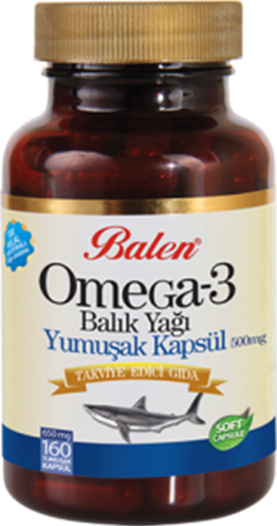 Balen Omega 3 Balık Yağı 650 mg 160 kapsül