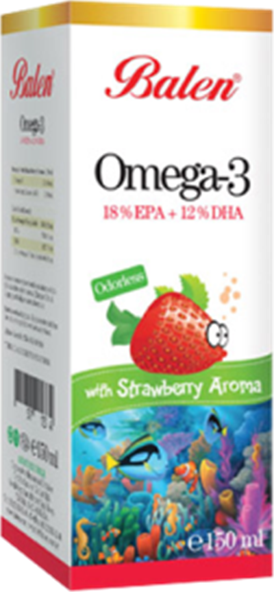 Balen Omega 3 Çilek Aromalı 150 ml