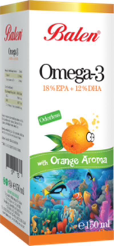 Balen Omega 3 Portakal Aromalı 150 ml