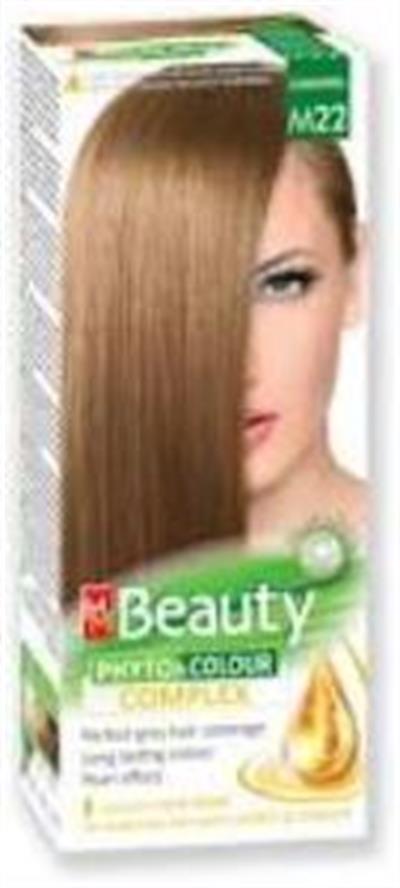 Beauty Doğal Bitkisel Saç Boyası M22 (Açık Kumral Karamel)