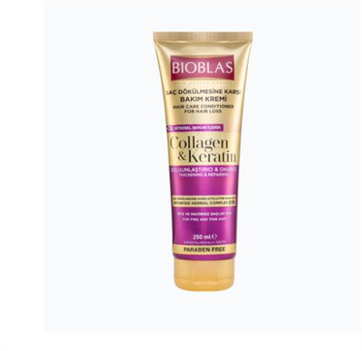 Bioblas Saç Dökülmesine Karşı Collagen&Keratin Kremi 250 ml