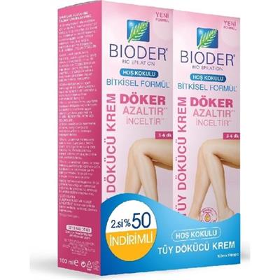 Bioder Tüy Dökücü Krem 2x100 ml