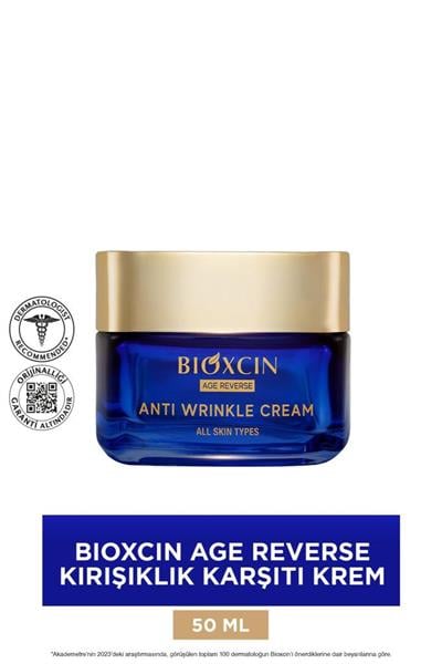 Bioxcın Age Reverse Kırışıklık Karşıtı Krem 50 ML - Retinol, Kolajen Dolgunluk, Sıkılık